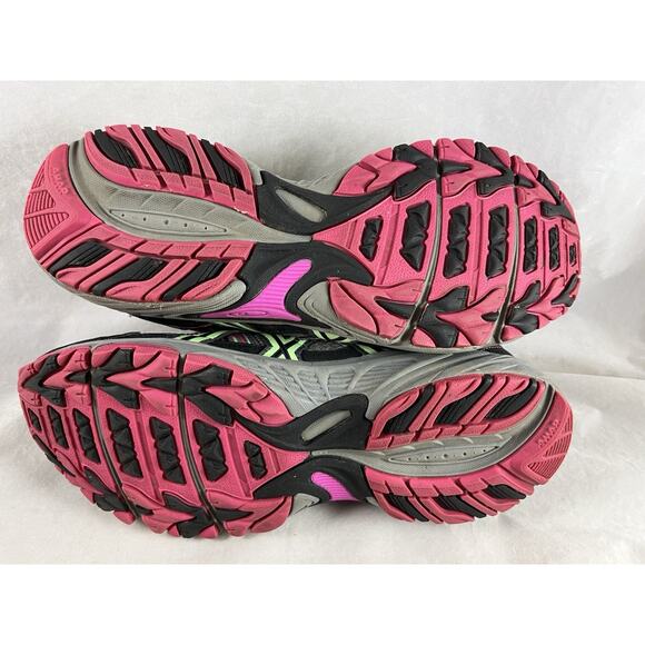 ASICS Gel Venture 5 Athletic Shoes Womens US Size 9.5 Bright Neon Trail Running - Picture 7 of 8
